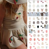 防晒女童连体泳衣裤 男分体度假沙滩裤 装 儿童泳衣长袖 ins款 26夏ks