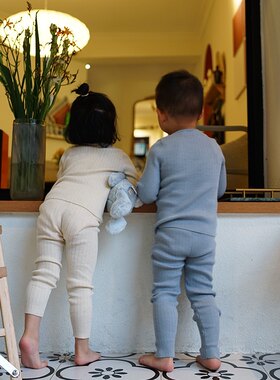 打底衫家居服秋冬上衣裤子毛衣