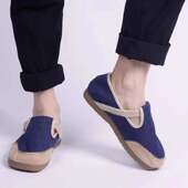 纯色牛筋 包头休闲透气软底棉麻鞋 民族风新款 风藤草复古手工草编鞋