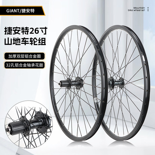 GIANT捷安特自行车碟刹轮组轴承