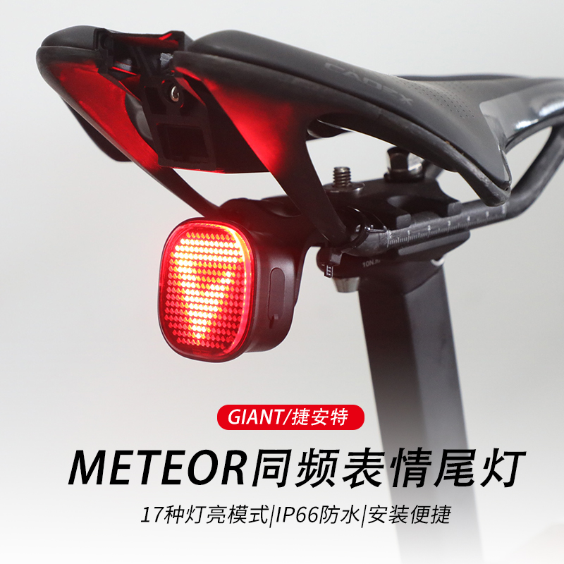 giant捷安特自行车后尾灯USB充电