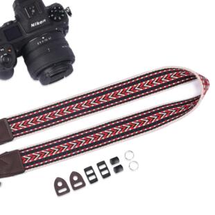 背包客Z20民族风炫彩相机T0157肩带专业摄影棉织背带复古简约织带