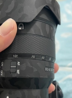 漫步驴适用于索尼FE 24-105 F4 G OSS贴纸Sony镜头保护贴膜白色3M