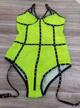 演出服酒吧KTV女伴舞歌手绿色性感连体夜场连体演出服性感gogo