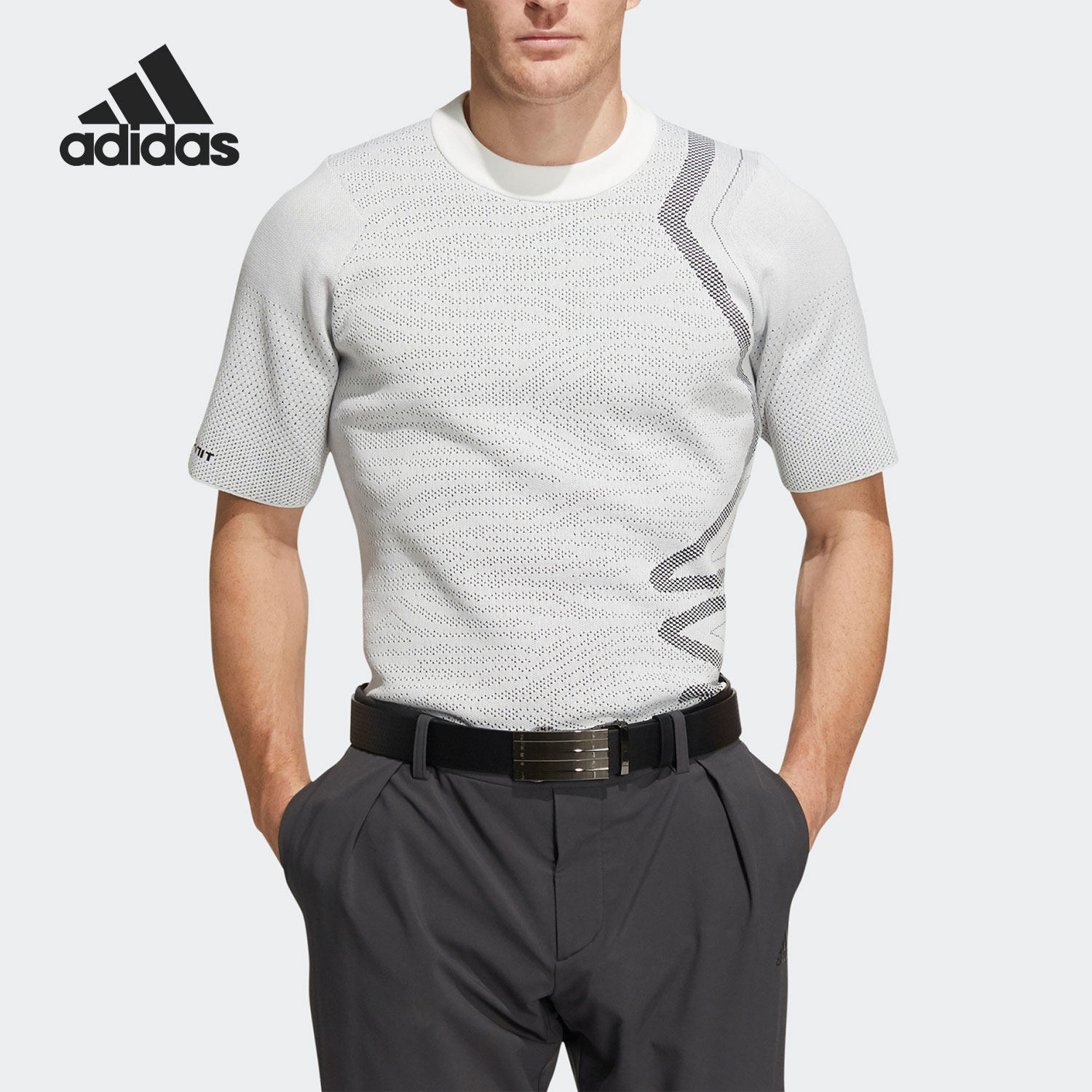 Adidas/阿迪达斯正品男子圆领印花高尔夫运动短袖T恤 HB3596,运动服/休闲服装,运动T恤,淘宝优惠券,粉丝福利购,淘宝优惠卷