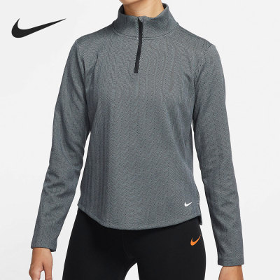 耐克女子半拉链运动长袖T恤