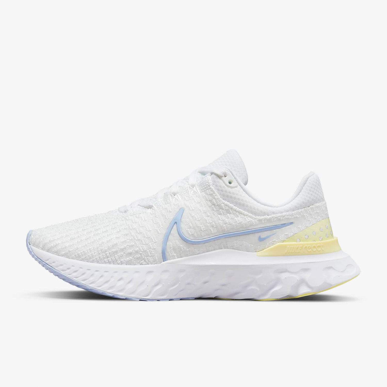 Nike/耐克REACT INFINITY RUN FK 3白色男女时尚跑步鞋DD3024-100-封面