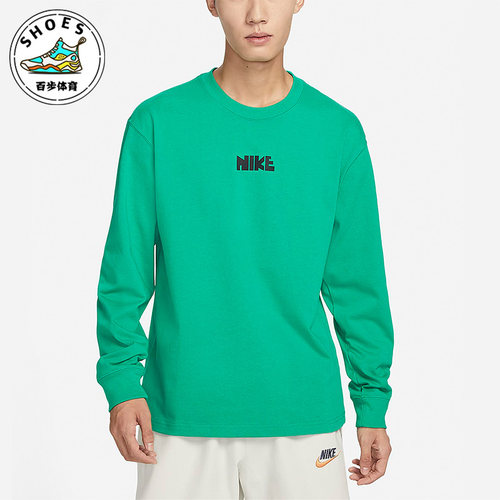 Nike/耐克正品冬季新款男子运动休闲印花长袖T恤FN0253-324