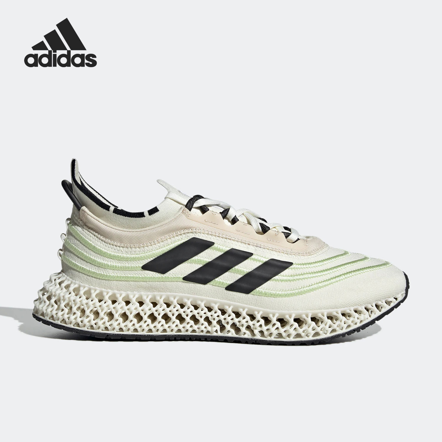 Adidas/阿迪达斯藕色绿色黑色男女休闲时尚减震低帮跑步鞋GZ8625