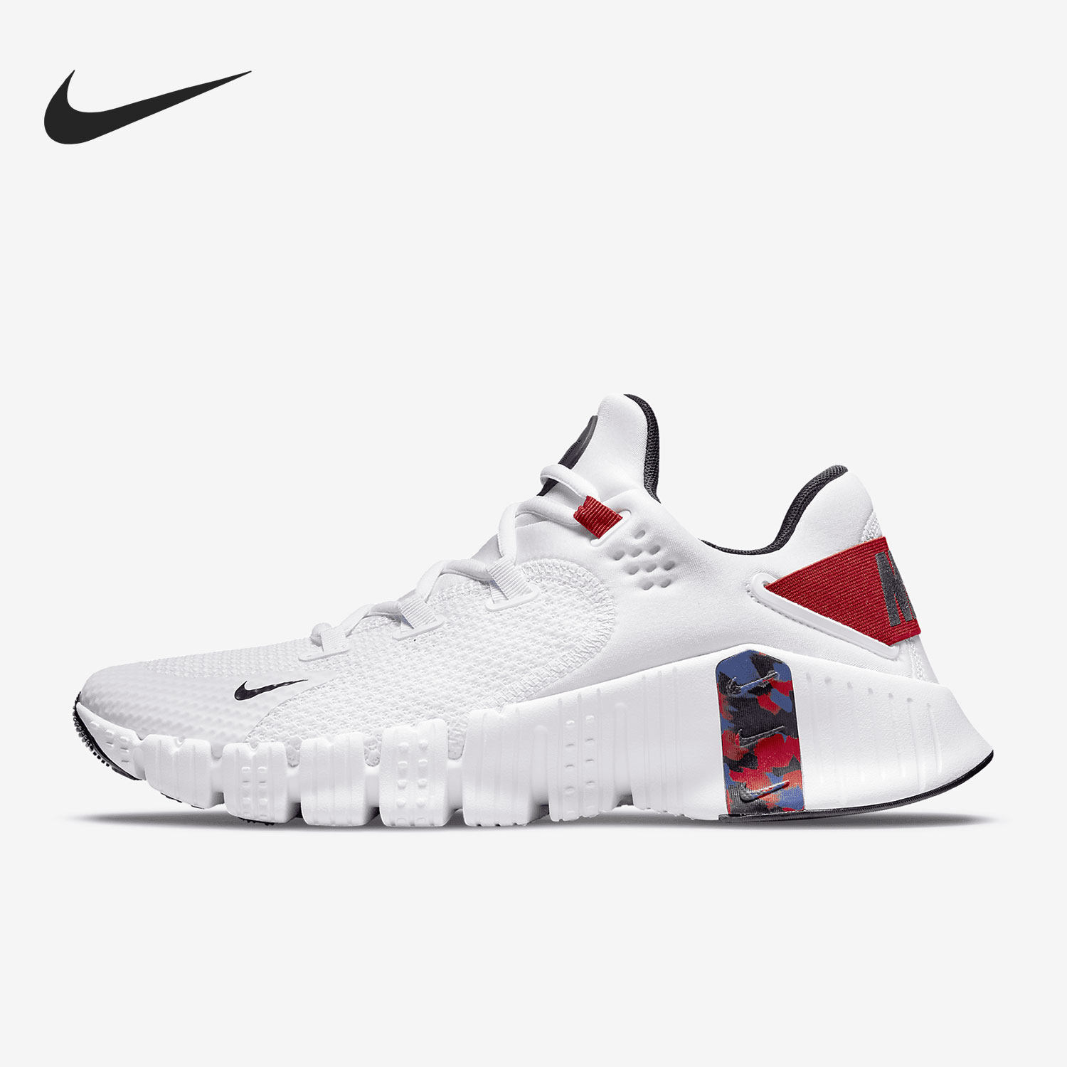 Nike/耐克白色黑色健身红男女时尚训练网面综合训练鞋DJ3020-106