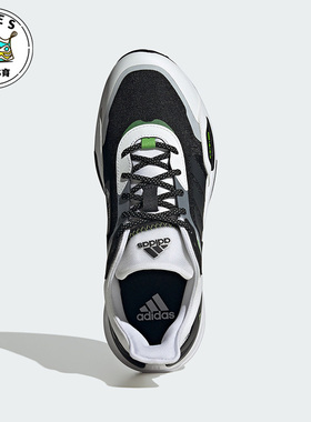 Adidas/阿迪达斯白色黑色绿色男女休闲时尚减震低帮跑步鞋IG1617