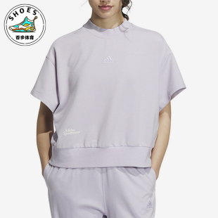 T恤IM8867 圆领女士运动透气简约宽松短袖 Adidas 阿迪达斯正品