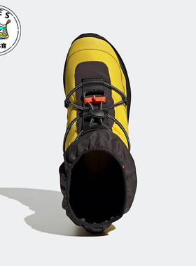 Adidas/阿迪达斯Stella黄色黑色女子运动舒适保暖休闲鞋GY4382