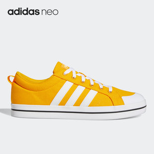 Adidas/阿迪达斯黄色白色男女耐磨轻便低帮帆布运动休闲鞋GY3734