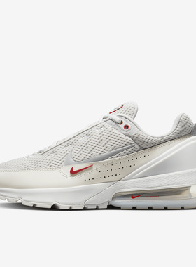 Nike/耐克AIR MAX浅灰白色红色男女跑步华夫鞋休闲鞋DR0453-001