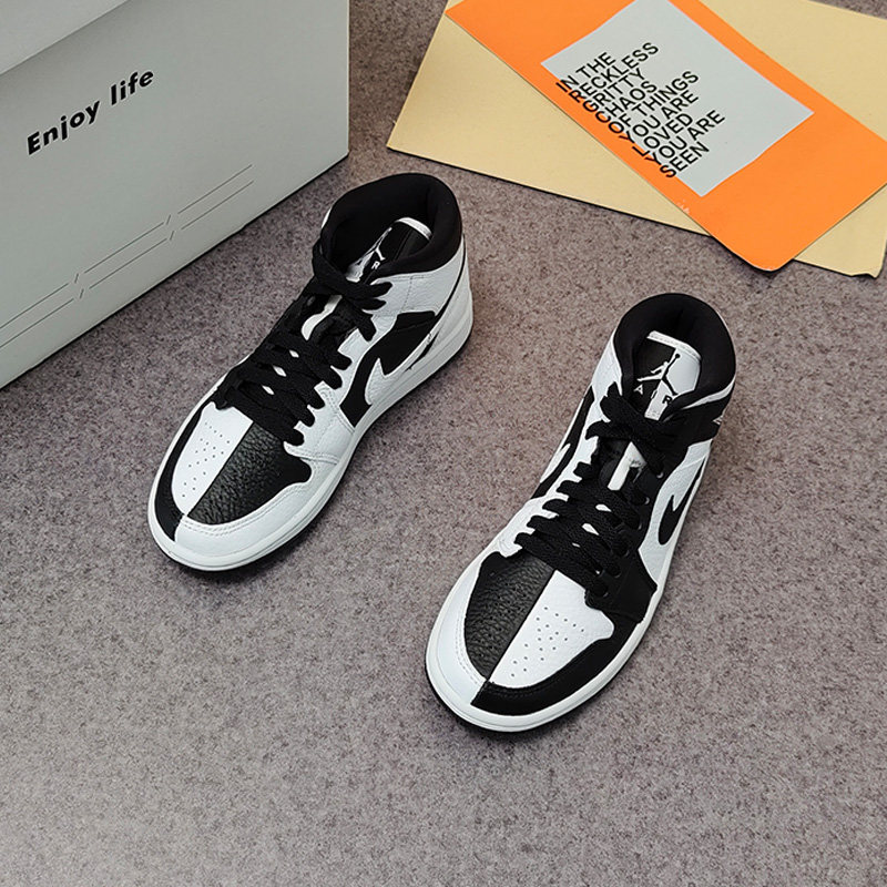 nike/耐克白女子熊猫休闲运动透气黑白阴阳鸳鸯篮球鞋dr0501