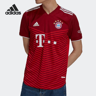 FCB 阿迪达斯正品 GM5308 AU男子球员版 运动短袖 JSY Adidas