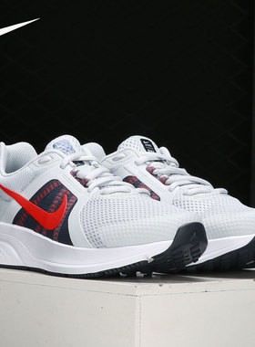Nike/耐克灰色黑色红色男女休闲时尚减震网面跑步鞋CU3517-006