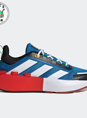 Adidas/阿迪达斯TECH RNR J蓝色红儿童运动休闲时尚跑步鞋HP5884