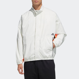 阿迪达斯正品 JKT男子时尚 运动立领夹克外套HN8480 Adidas