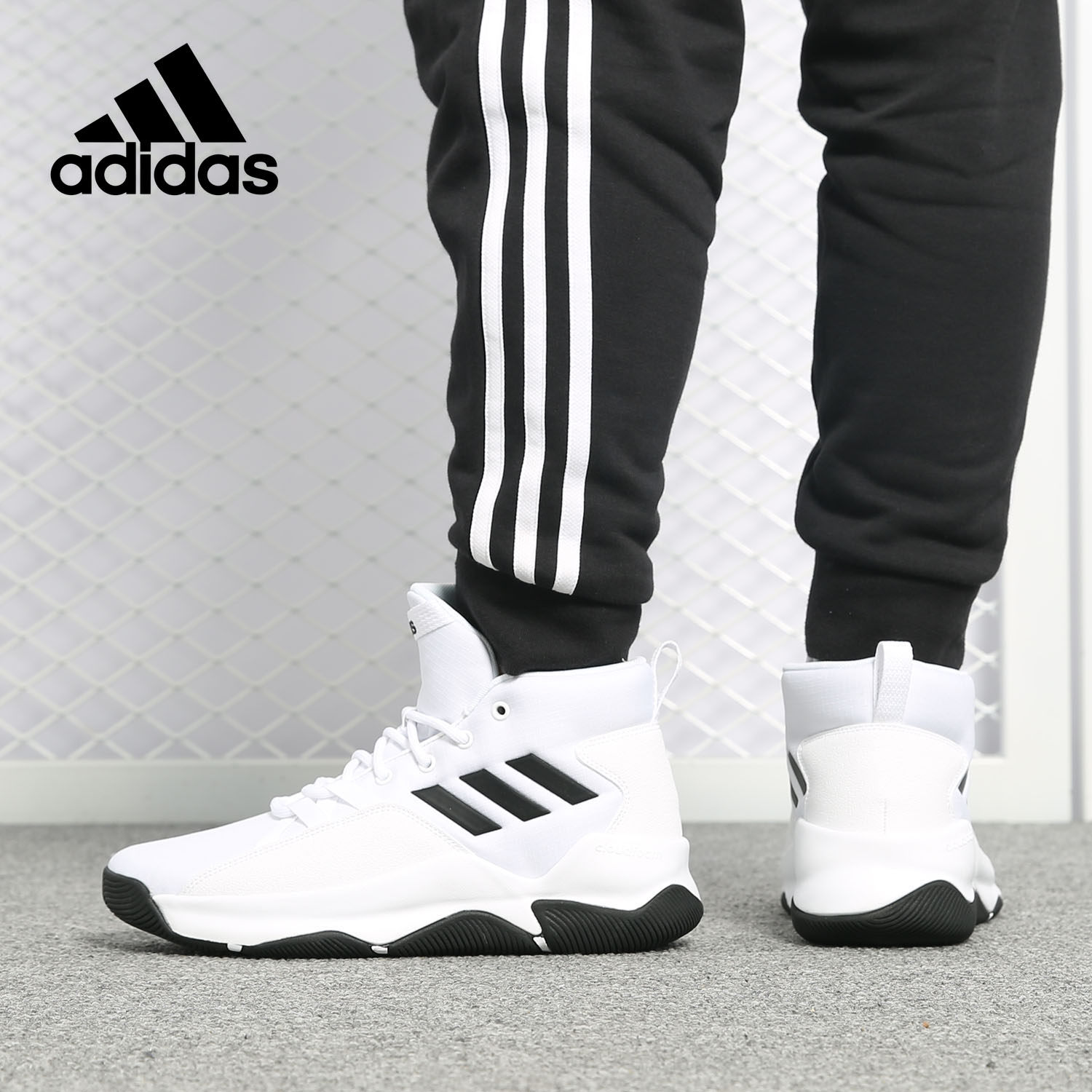 Adidas/阿迪达斯正品STREETFIRE 男子休闲中帮布面篮球鞋F33816
