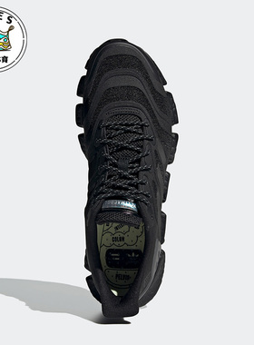 Adidas/阿迪达斯三叶草黑色灰色男女运动舒适时尚休闲鞋GZ7593