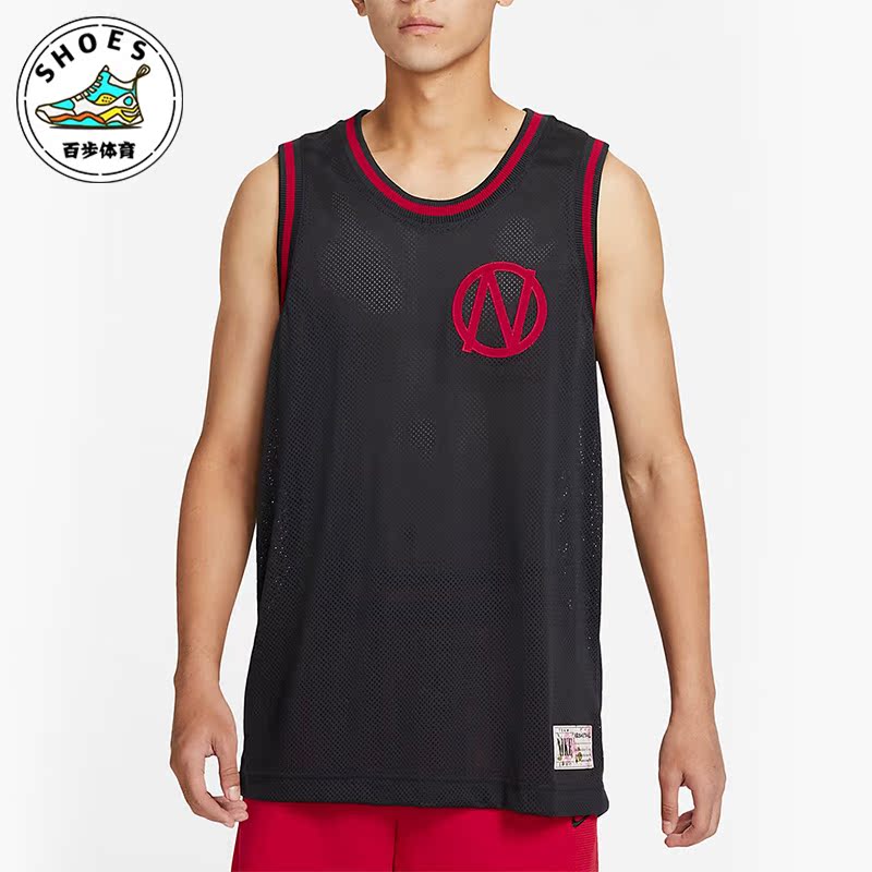 Nike/耐克正品DRI-FIT夏季男子篮球运动无袖球衣DQ6171-045