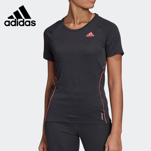 RUNNER ADI 阿迪达斯正品 FM7641 女子跑步运动短袖 T恤 TEE Adidas
