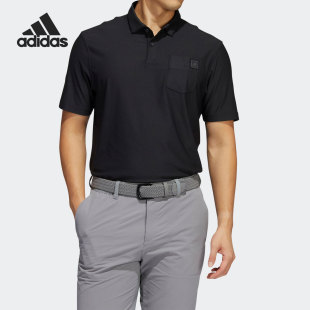 POLO衫 Adidas 男子高尔夫运动短袖 阿迪达斯正品 HA6114 夏季
