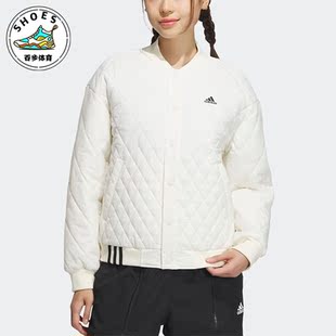 女子防风保暖运动棉服IK7630 新款 Adidas 阿迪达斯正品