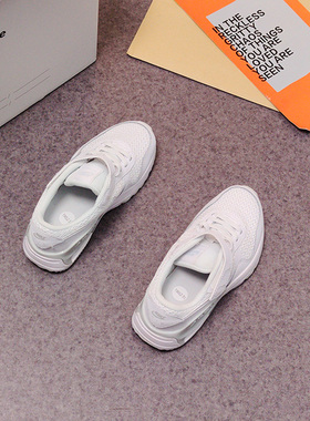 Nike/耐克白色儿童运动休闲舒适跑步耐磨小白鞋跑步鞋DQ0285-102