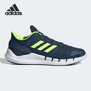 跑步鞋 Adidas Ventania藏青亮黄荧光男女时尚 阿迪达斯CC FZ1743