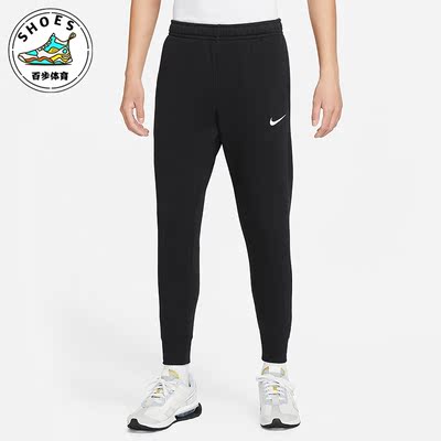 Nike/耐克正品冬季新款男子运动加绒保暖耐磨束脚长裤 FB7663-010