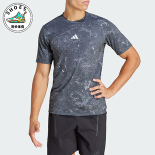 POW 阿迪达斯正品 T恤IK9685 男士 运动健身短袖 TEE Adidas