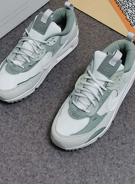 Nike/耐克AIR MAX灰色蓝色女子跑步减震气垫低帮休闲鞋DM9922-105