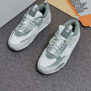 Nike MAX灰色蓝色女子跑步减震气垫低帮休闲鞋 DM9922 105 耐克AIR