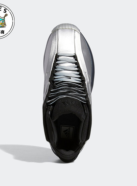 Adidas/阿迪达斯CRAZY 1银色黑色男子复古运动复刻篮球鞋GY2410