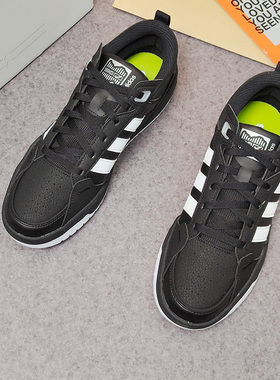 Adidas/阿迪达斯Neo 100DB黑色白色男女休闲训练小白鞋板鞋GY7008