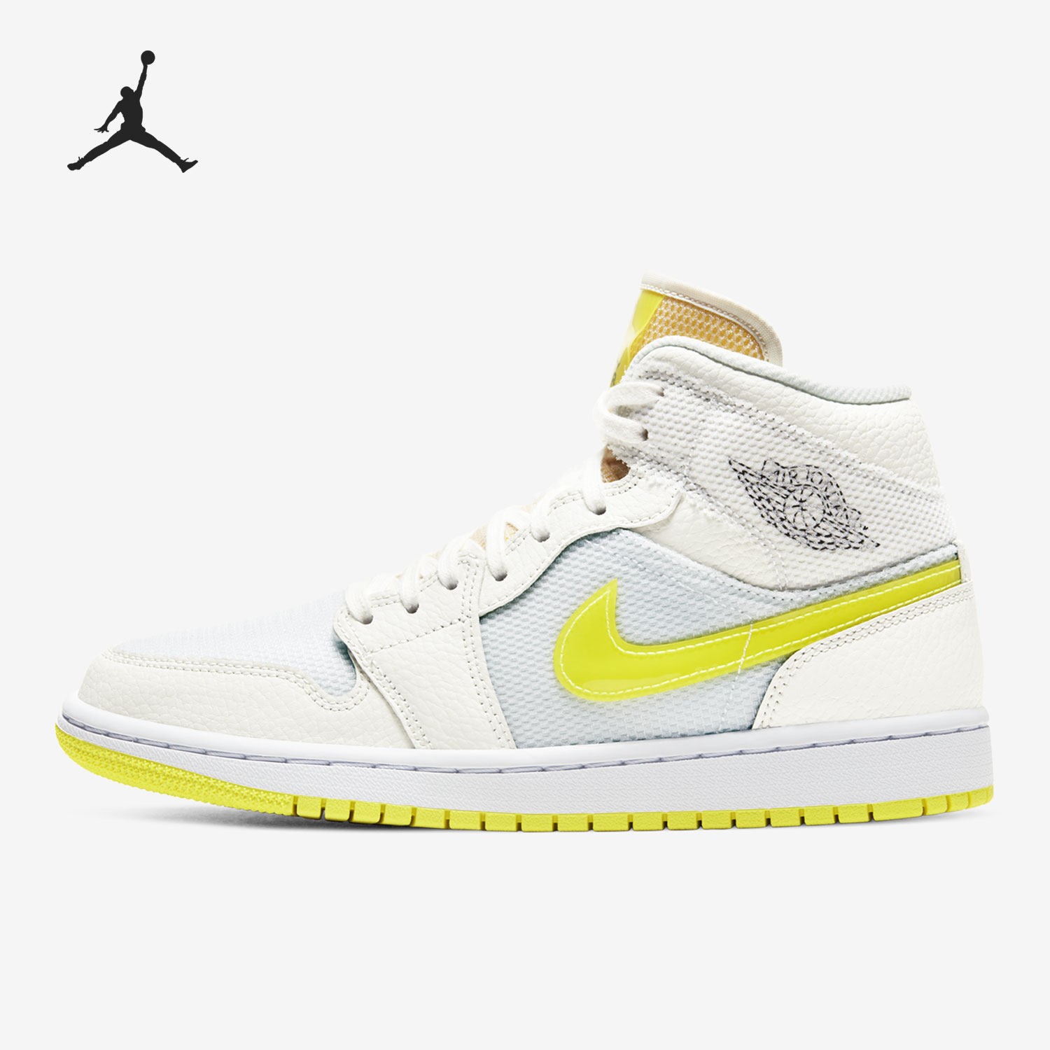 耐克AirJordan1男女中帮篮球鞋