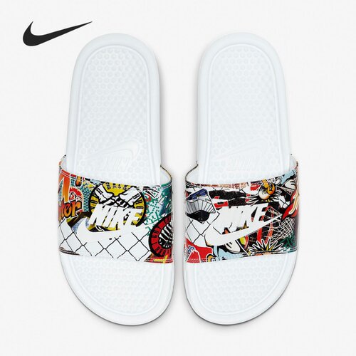 Nike/耐克正品BENASSI JDI PRINT 男女泡棉轻盈拖鞋 CK0731-111