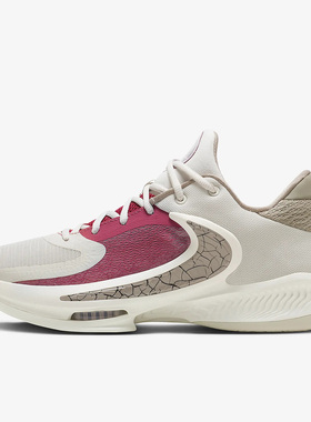 Nike/耐克ZOOM FREAK 4 EP灰色白色红色男子实战篮球鞋DJ6148-002