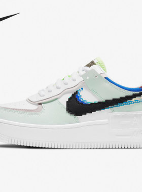 Nike/耐克AF1 Shadow白色绿色粉色女子休闲运动板鞋CV8480-300