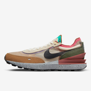 低帮休闲鞋 Nike 耐克Waffle One米色棕色黑色男子时尚 200 DO8908