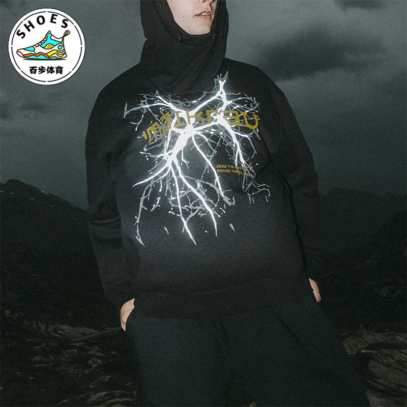 Adidas/阿迪达斯正品and wander男女宽松运动套头卫衣HN6938