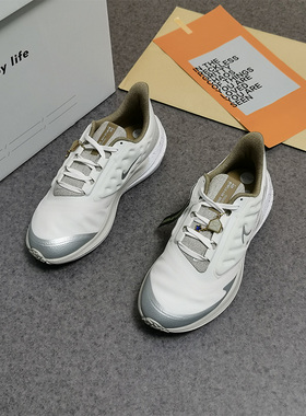 Nike/耐克Air Winflo 9 Shield白色灰色男女健身跑步鞋FB1863-101