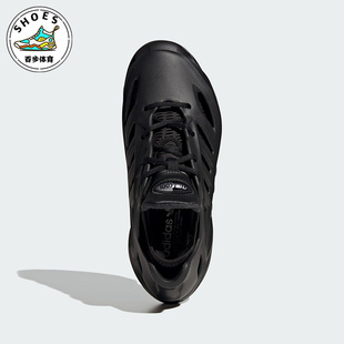 透气清风休闲鞋 IF3902 阿迪达斯三叶草Originals黑女子时尚 Adidas