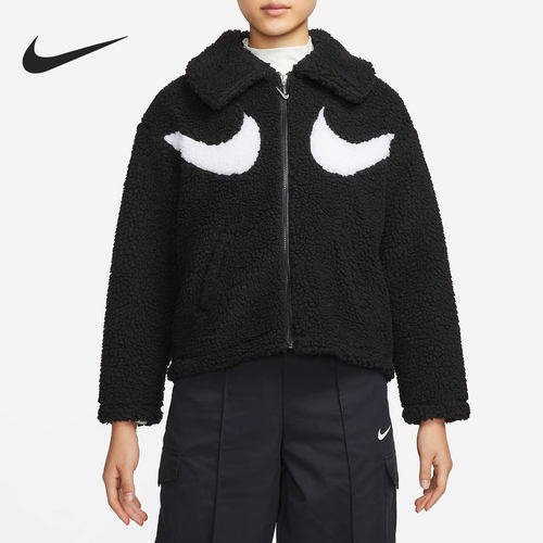 耐克正品女子羊羔绒运动外套