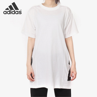 女子时尚 潮流舒适休闲透气圆领运动T恤DV0750 阿迪达斯特价 Adidas