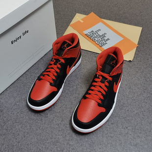DQ8426 Nike 060 MID黑灰男子休闲运动高帮板鞋 耐克AIR JORDAN