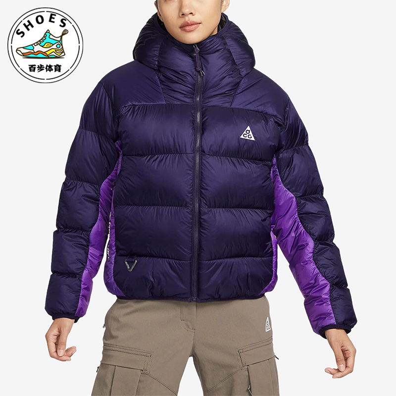 Nike/耐克正品冬季新款女子ACG户外宽松保暖连帽棉服FB8001